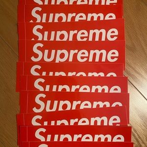 Supreme Logo Box Stickers (10)